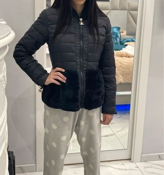 Elisabetta Franchi Piumino Nero