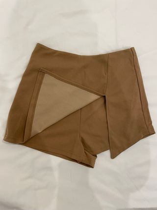 Falda/Shorts Mini Marrón - nuevo