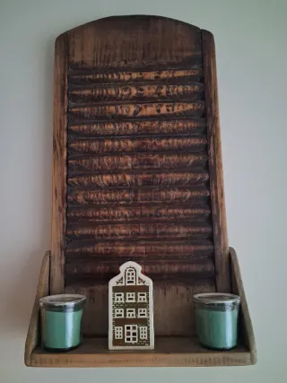 Tabla de lavar madera