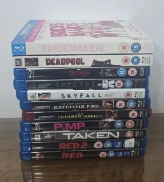 Lote 22 Blu-ray SOLO audio inglés – 35€