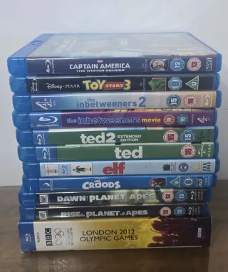 Lote 22 Blu-ray SOLO audio inglés – 35€