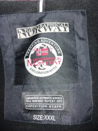 Chaqueta Geographical Norway Negra 3XL