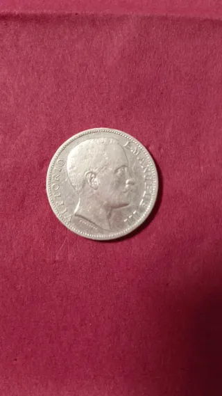 2 Liras Plata Italia 1905