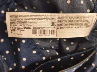 Pantalón ancho Mango Talla M lunares