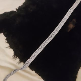 Pelle di agnello nera con sfumature marroni