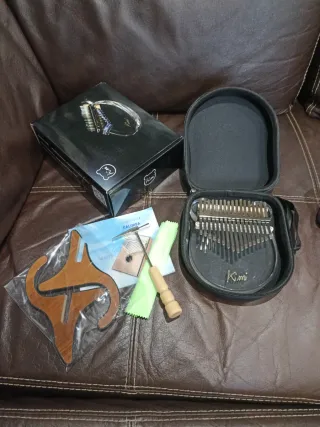 Kalimba mini 17 teclas Natudeco- Piano de pulgar