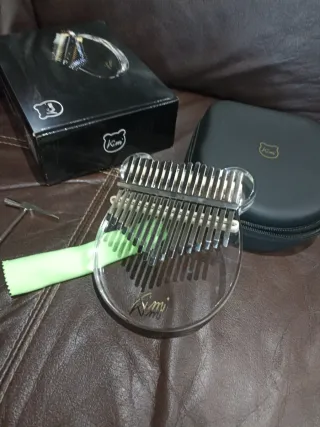 Kalimba mini 17 teclas Natudeco- Piano de pulgar