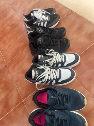 Lote Zapatillas Adidas y Nike Talla 40