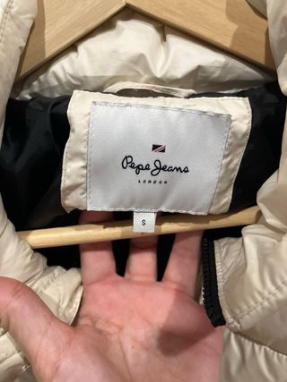 Anorak Pepe Jeans Beige Mujer