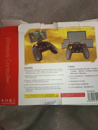 Mando Gaming con Soporte para Móvil.