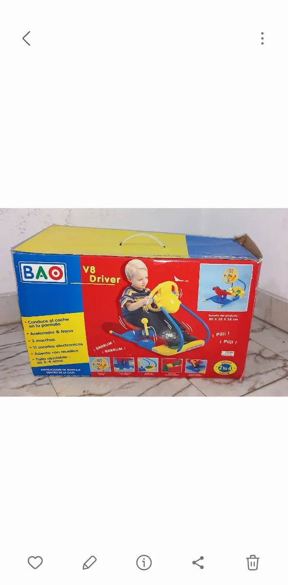 Juguete infantil coche/ volante