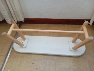 Mini taburete Zara Kids blanco