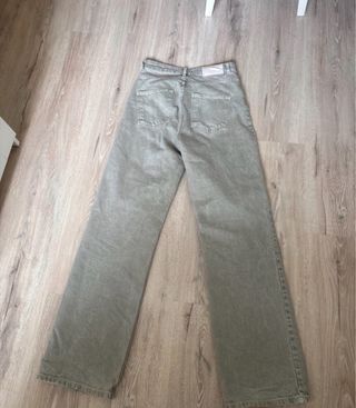 Vaqueros Zara Mujer Talla 36 Verde