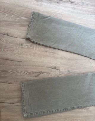 Vaqueros Zara Mujer Talla 36 Verde