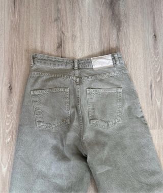 Vaqueros Zara Mujer Talla 36 Verde