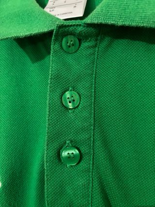 Polo Adidas Verde Hombre Talla S