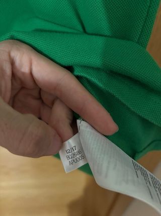 Polo Adidas Verde Hombre Talla S