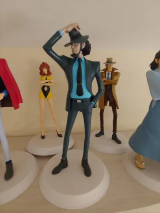 Lote de 7 figuras Lupin III , descatalogadas