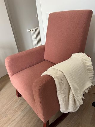 Butaca Mecedora Maisons du Monde Rosa
