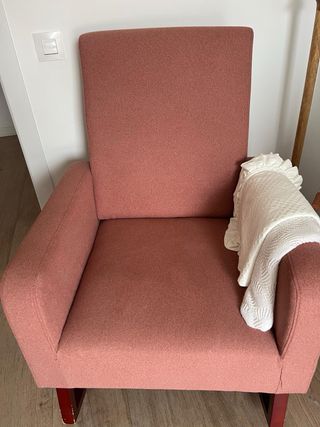 Butaca Mecedora Maisons du Monde Rosa