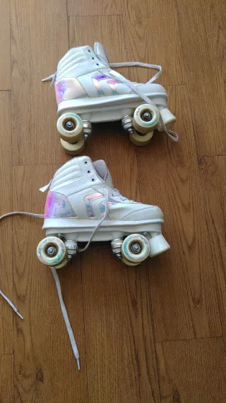 Patines Roller Talla 38 Blancos