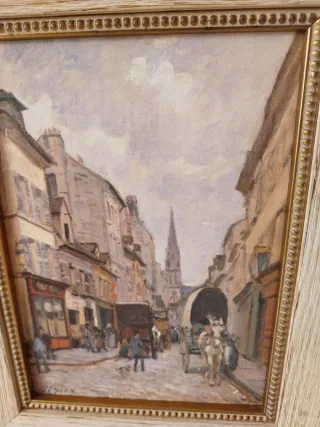 Cuadro Sisley Marco Madera y Pan de Oro