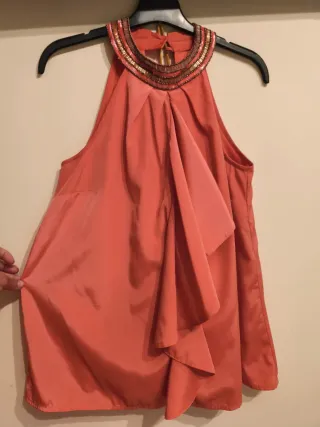 Top Vero Moda Talla M/L Naranja