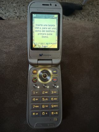 Sony Ericsson Argento/Marrone