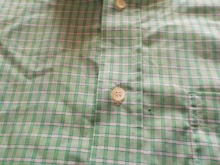 Camisa Lacoste Manga Corta Verde Talla  L