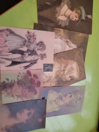 Lote de estampas y pegatinas vintage