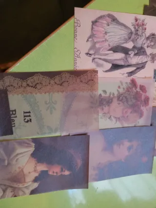 Lote de estampas y pegatinas vintage