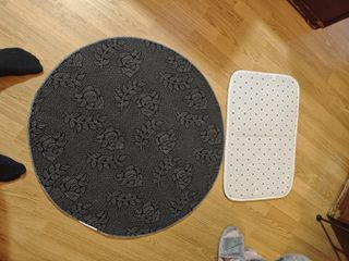 2 Tappeti Design Quadrati e Cerchi