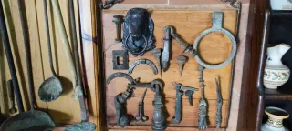 Objetos antiguos coleccionista