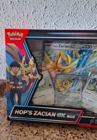 Caja Pokémon Hop's Zacian EX