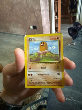 Carta Pokémon Base Diglett - Set Base