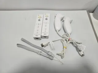 2 mandos wii blanco originales nintendo wii