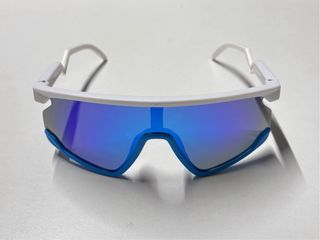 Occhiali da sole stile BXTR blu/bianchi