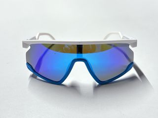 Occhiali da sole stile BXTR blu/bianchi