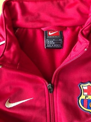 Chaqueta Vintage Barça Roja Nike