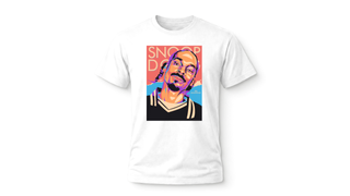 Camiseta Negra Snoop Dogg