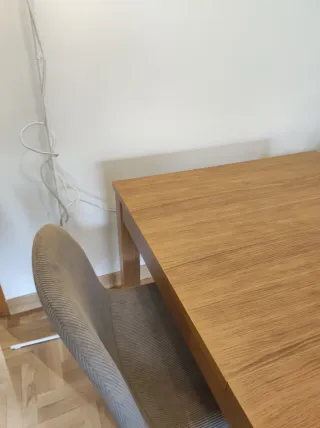 Mesa comedor extensible madera