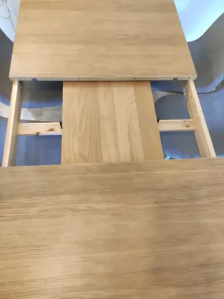 Mesa comedor extensible madera