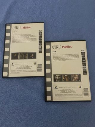2 Películas Saw DVD (Español)