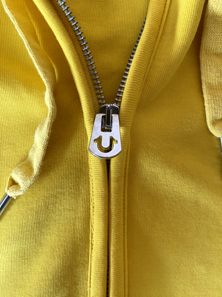 True Religion Sudadera Cremallera Amarilla M