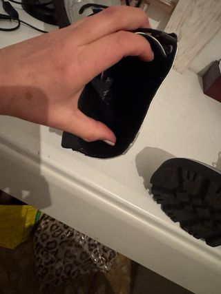 Anfibi Zara Argento Donna