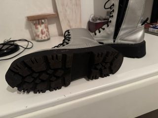 Anfibi Zara Argento Donna