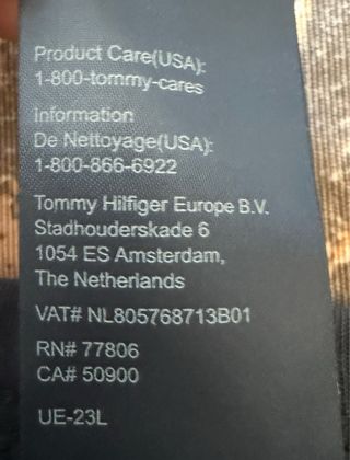 Pantalón culotte crop Tommy Hilfiger Talla M