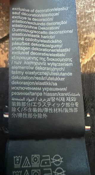 Pantalón culotte crop Tommy Hilfiger Talla M