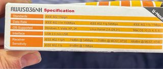 Adaptador WiFi Alfa Network AWUS036NH