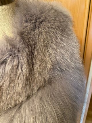 Chaleco Piel Zorro Auténtico Talla Única